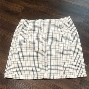 Aeropostale Black and White Grid Pencil Skirt XS